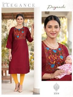 Desi kudi priyanchi feeding kurtis collection wholesale